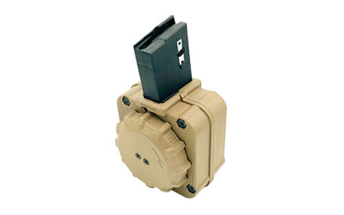 Magazines High Capacity ProMag Industries 223Rem|5.56NATO PROMAG AR-15 5.56 DRUM 65RD POLY FDE